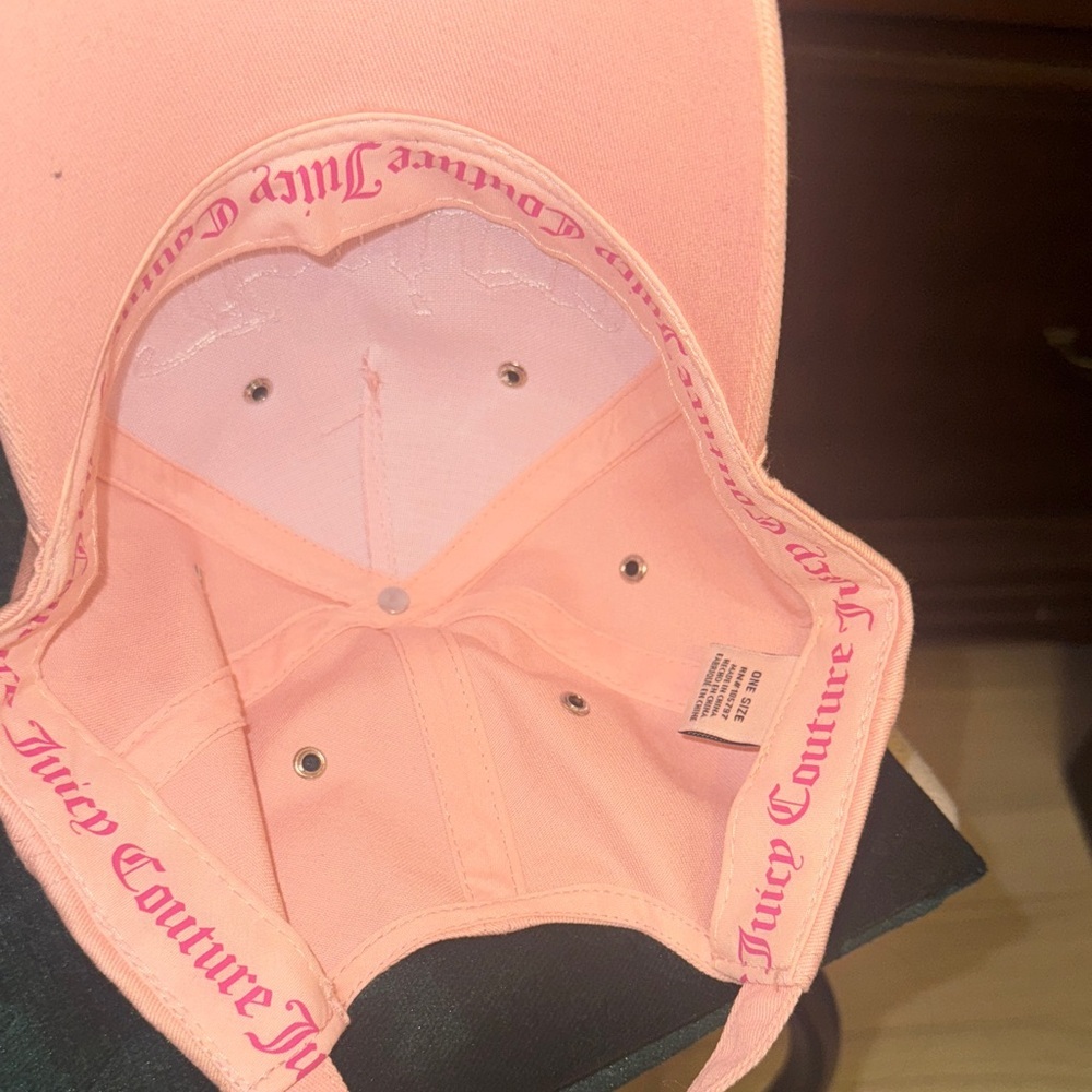 Juicy Couture Pink Rhinestone Embellished Hat - Picture 5 of 9